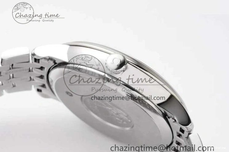 0107 Casual De Ville SS DIWF 1:1 Best Edition White Dial RG Markers on SS Bracelet MIYOTA 7847